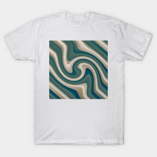 Blue Green Waves T-Shirt